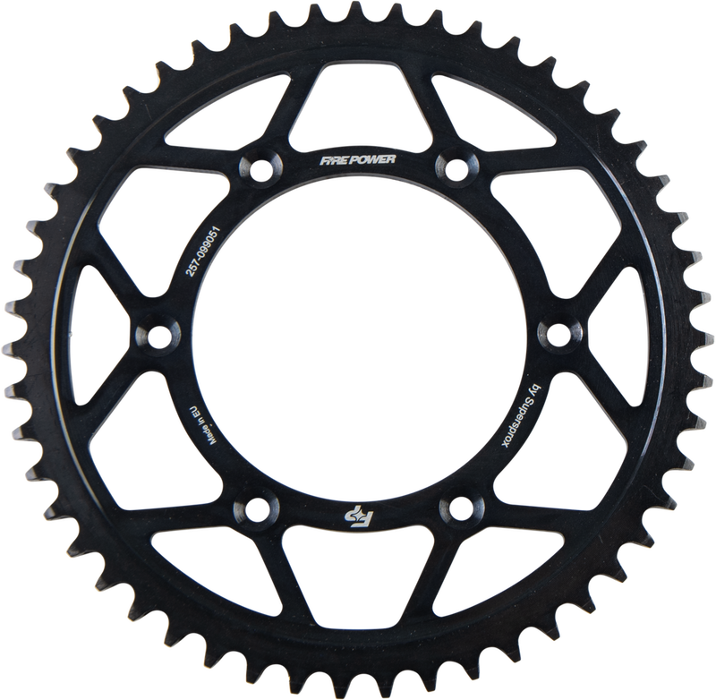Fire Power 257-099051 FPS-990-51-BLK REAR SPROCKET STEEL 51T BLK