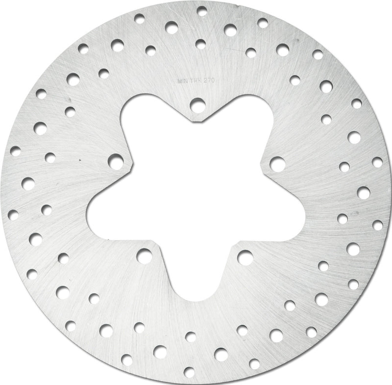 Harddrive SS Rear Rotor 11.5 Drilled Touring 86-99 Machined - 11-073