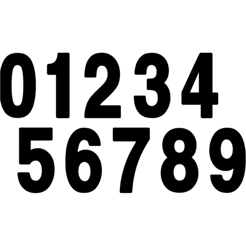 FACTORY EFFEX FX04-2571 04-2571 Pro Numbers Mini Pro Number 1 - Black - 4"