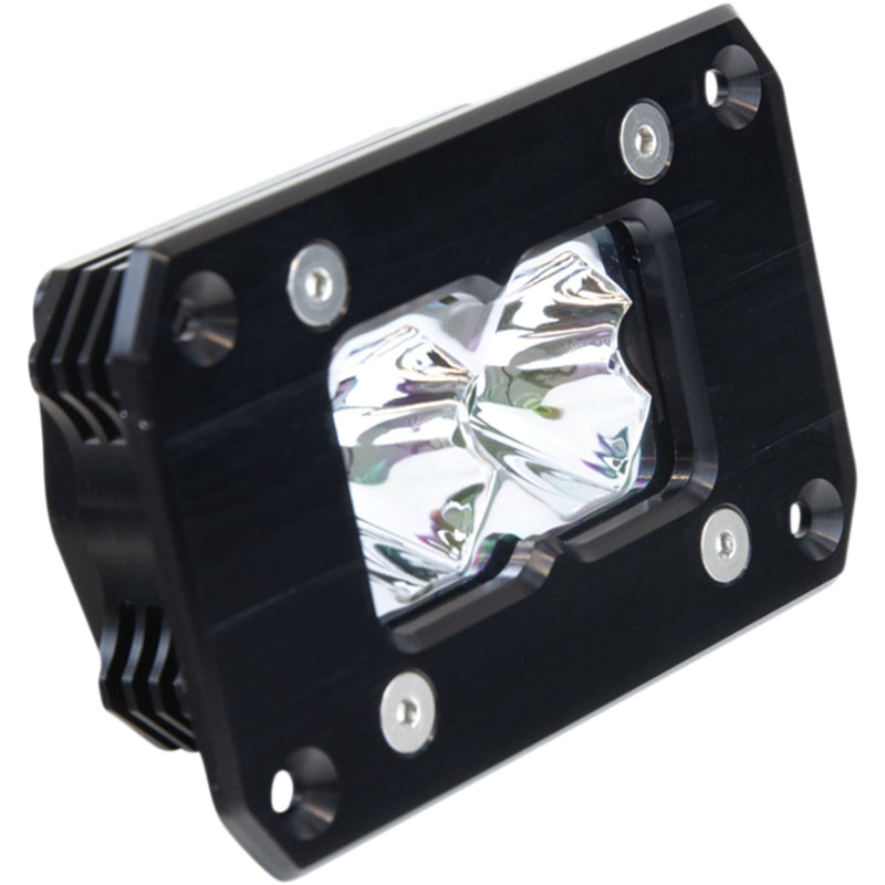 HERETIC 2001-2140  50203 6-Series Light Pod Flood Light - 2" - Clear Lens - Flush Mount