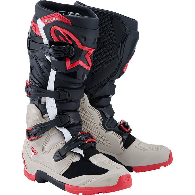 ALPINESTARS Tech 7 Enduro Boots Black/Light - Gray/Bright Red US