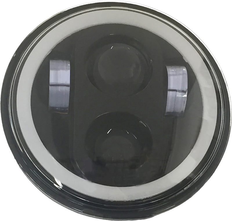 Pathfinder 226-0034 HD5MBH 5 3/4" LED HEADLIGHT WITH FULL HALO BLACK