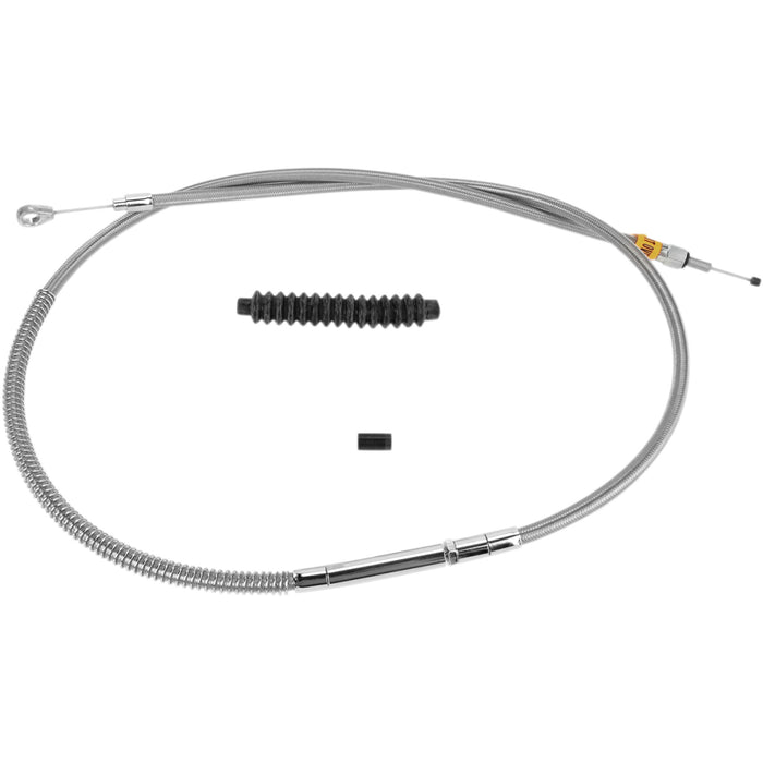 BARNETT 0652-0542 102-30-10012HE High-Efficiency Stainless Steel Clutch Cable for Harley-Davidson - Standard