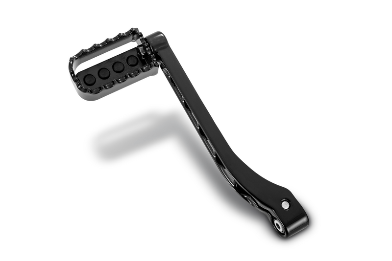Burly Brand MX Style Shift ARM Black W TOE PEG - B13-1108B For Harley Motorcycles 1987-2026