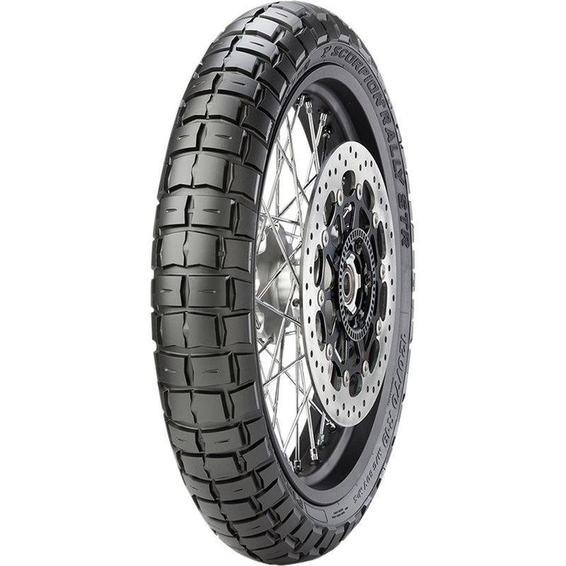 PIRELLI 0301-0733 3114900 Scorpion™ Rally STR Dual Sport Tire Tire - Scorpion™ Rally STR - Front - 120/70R18 - 59V
