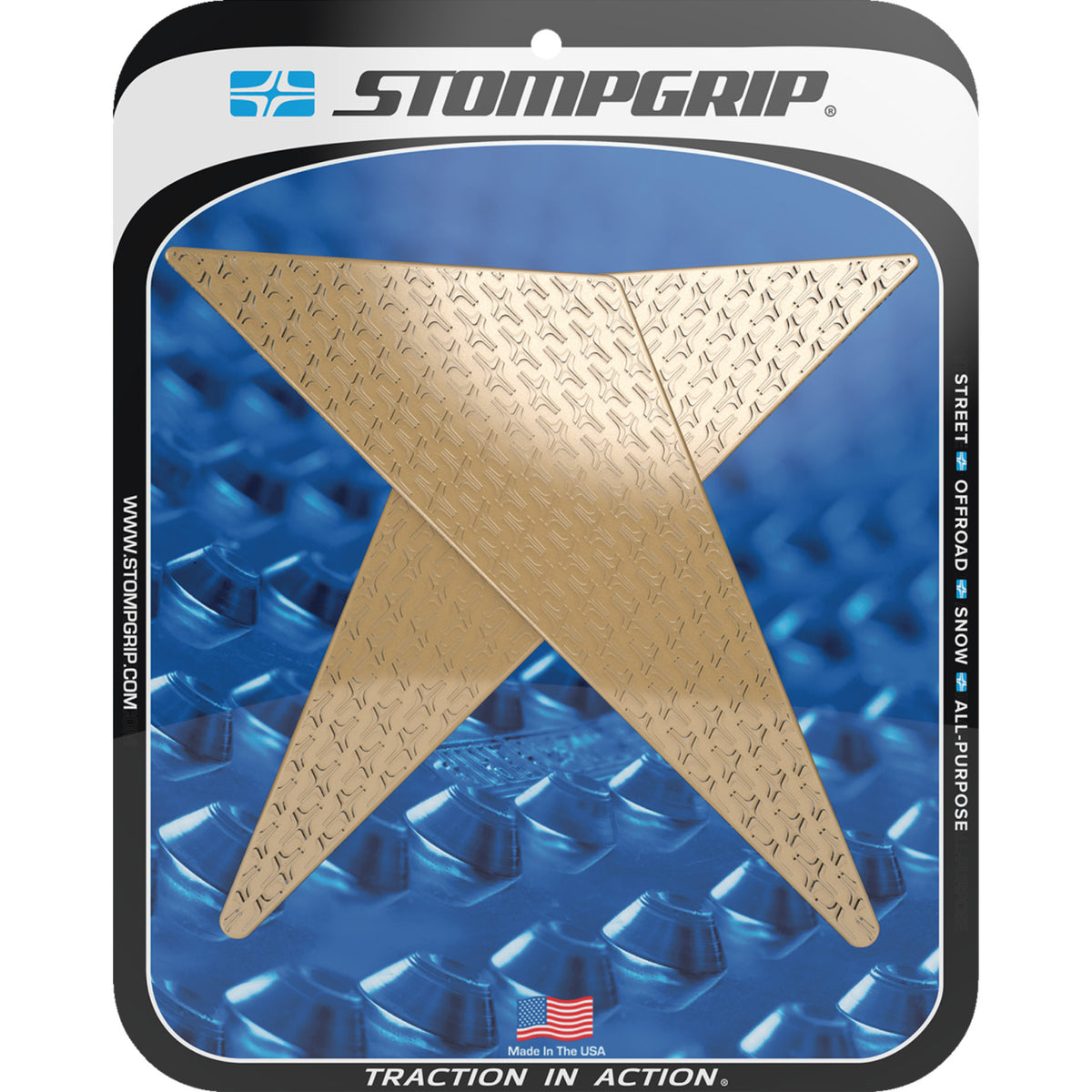 STOMPGRIP 4320-2787 55-14-0156C Icon Profile Traction Pad Tank Grips ...