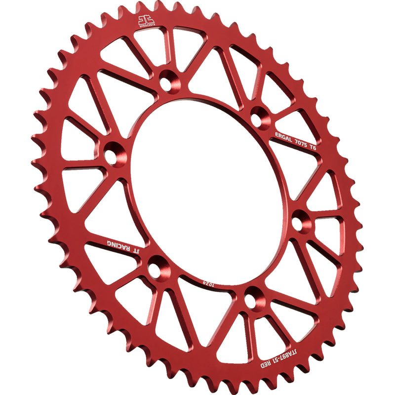 JT Sprockets Sprocket - JTA897.51RED For Husaberg Dirt Bikes 1996-2014 | Husqvarna Dirt Bikes 2014-2024 | Gas Gas Dirt Bikes 2021-2024