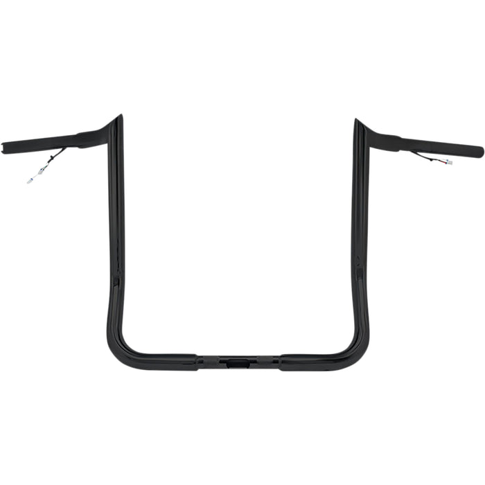 PAUL YAFFE BAGGER NATION 0601-5309 H00900-W Pre-Wired Monkey Bar Handlebar - 12" - Black