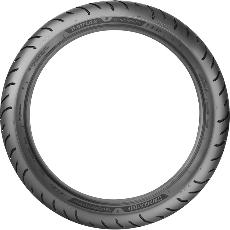 BRIDGESTONE 0301-1030 20070 T33 Tire Tire - T33 - Front - 120/70R19 - 60V