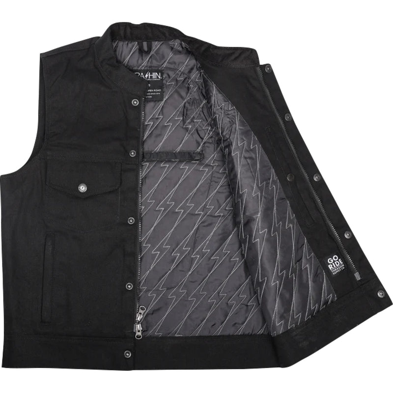 THRASHIN SUPPLY CO. Nightrider v2 Riding Vest Black