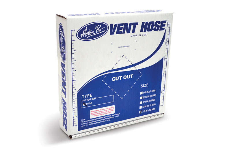Motion Pro Clear Vinyl Vent Line 3/8"X25'