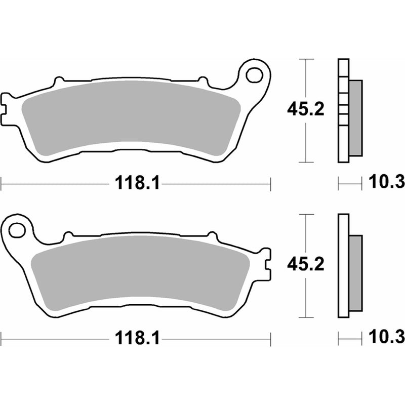 Sbs Brake Pad - 953LS Honda Gold Wing 2018-2024
