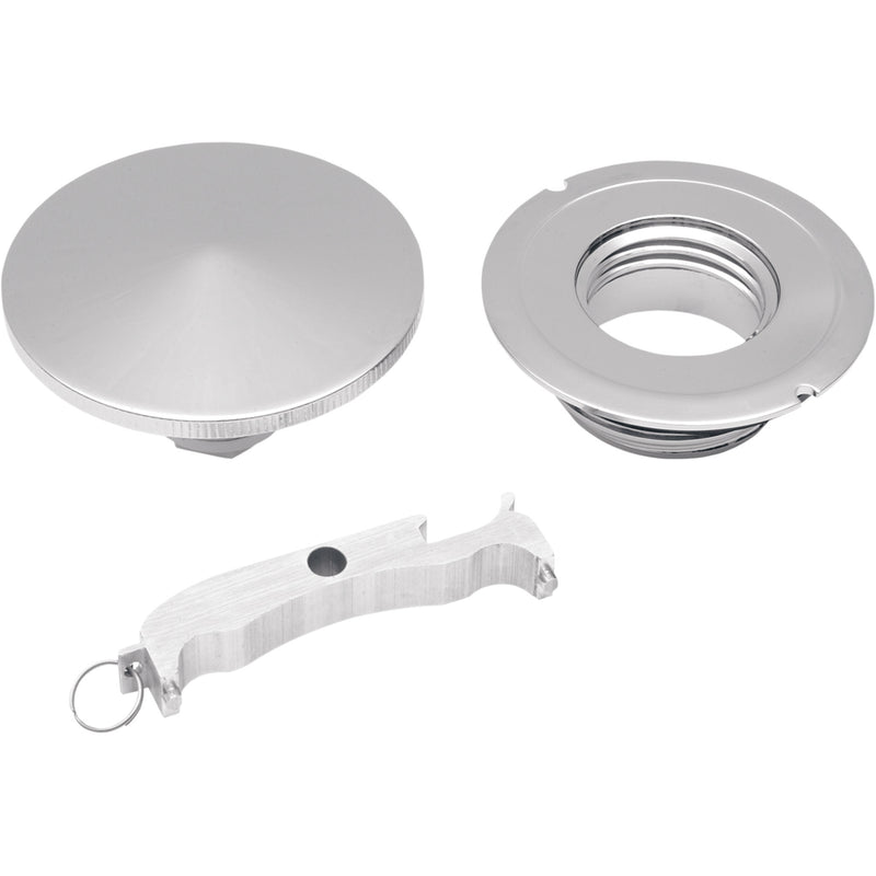 Drag Specialties Fuel Cap - 0703-0199 For Harley Motorcycles 1996-2026
