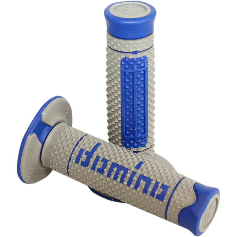 DOMINO 0630-1563 A26041C4852A7-0 Diamonte Grips Grips - Diamonte - Dual Compound - Gray/Blue