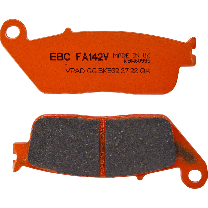 EBC Brake Pad - FA142V For Honda Motorcycles 1988-2003 | BMW Sport / C650GT / Special Edition 2012-2020 | Cagiva Grand Canyon 900 1999-2000