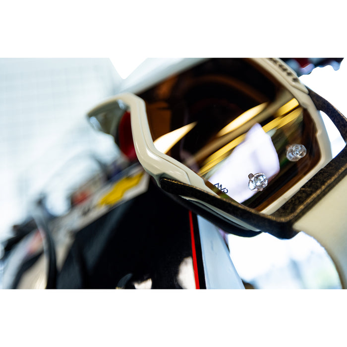 SCOTT 2601-3819 423514-1074324 Prospect Pro Circuit AMP Goggle beige/white/brown - gold chrome