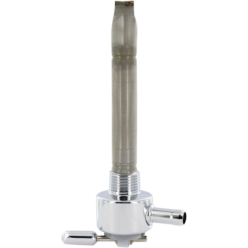 PINGEL DS-390265 6211-CR Power-Flo Fuel Valve - Round Fuel Valve - Chrome - 3/8" NPT