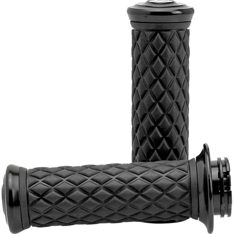 Biltwell Alumicore Grips Grips Alumicore TBW Black - 6608-201-01 For Harley Motorcycles 2022-2023