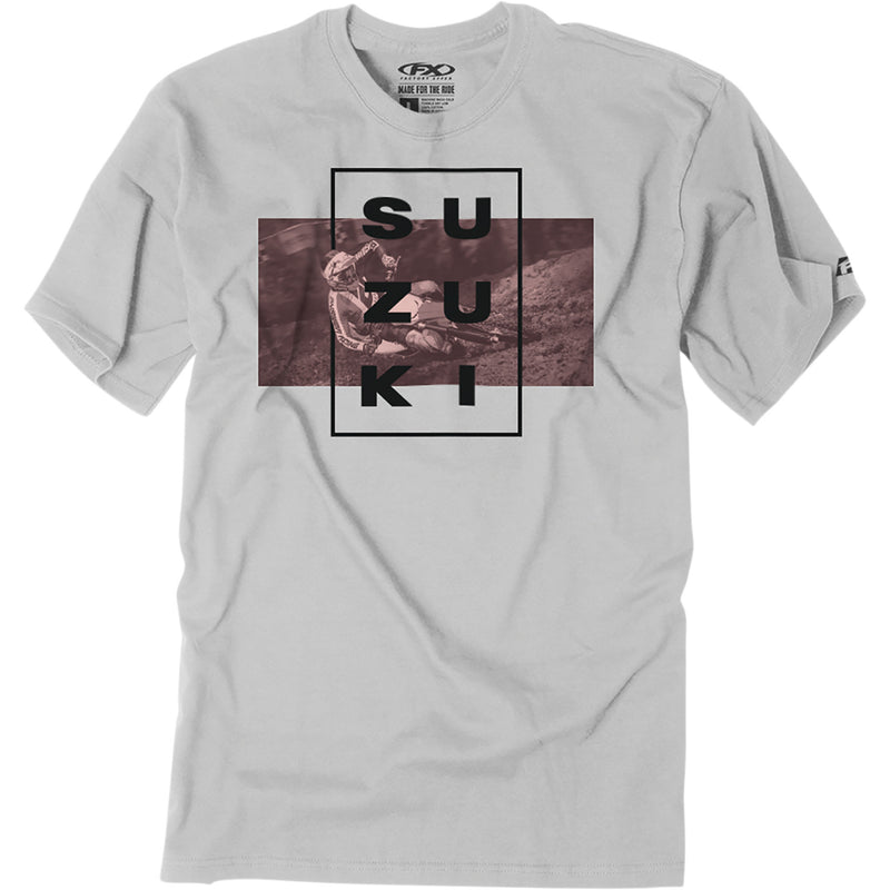 FACTORY EFFEX Suzuki Rider T-Shirt Light - Gray