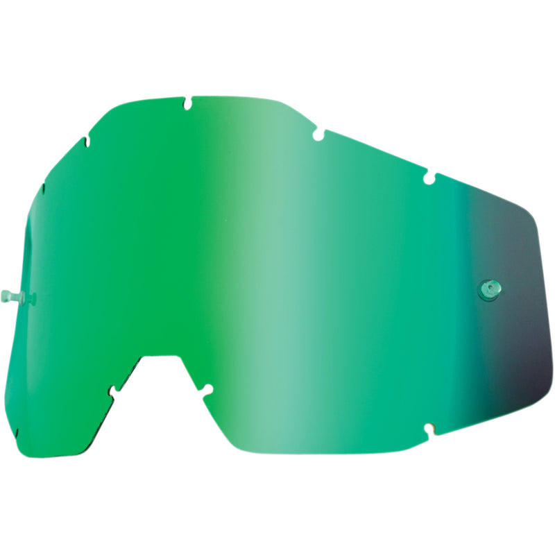 100% 2602-0519 51003-005-02 Accuri/Strata Junior Goggle Lens Accuri/Strata Junior Lens - Green Smoke Mirror