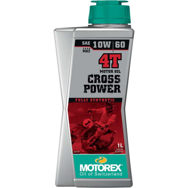 MOTOREX 3601-0756 308242 Cross Power Synthetic 4T Engine Oil 10w-60 - 1l