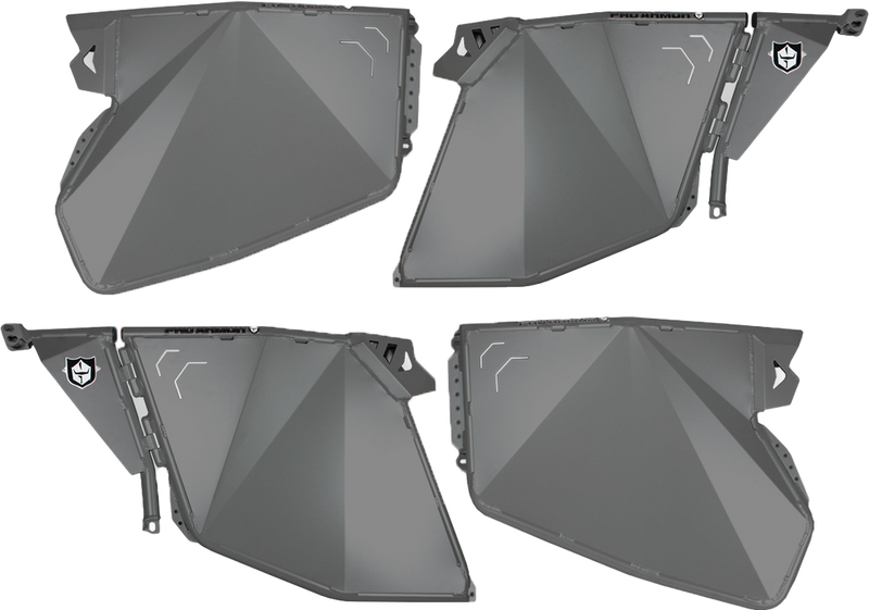 Pro Armor Traditional Half Doors Titanium Metallic POL - P144D000TM Polaris RZR 2014-2020