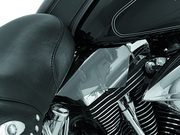 Kuryakyn 1186 Saddle Shields Heat Deflectors 00-17 Softail Smoke - User 1