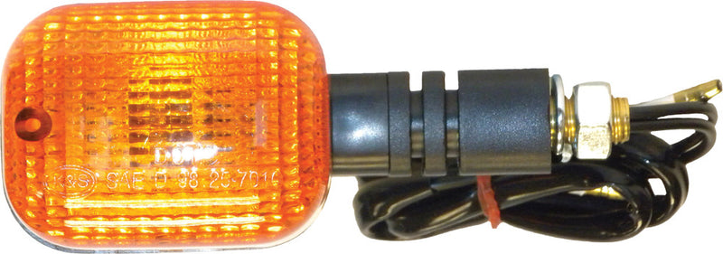 K&s Technologies 225-7000 25-7000 UNIVERSAL SIGNAL LIGHTS BLACK W/AMBER LENS