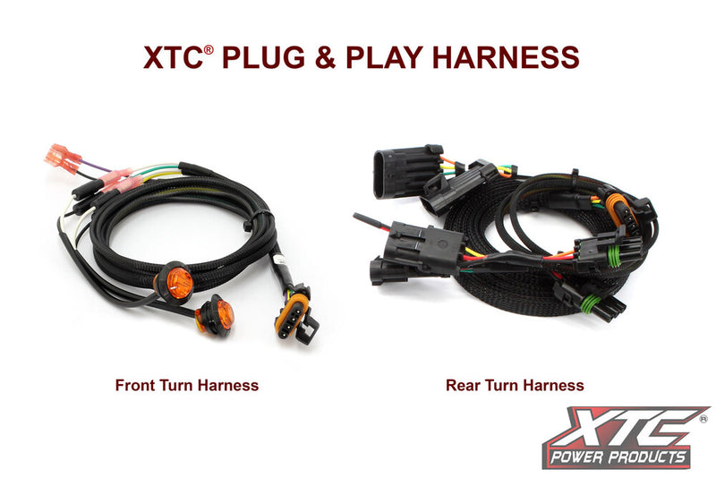 Xtc Power Products Auto Turn Signal Kit W Billet Lever AND Front DRL Lights CAN - ATS-L-CAN-MAVR-DRL Can-Am Maverick 2024-2026