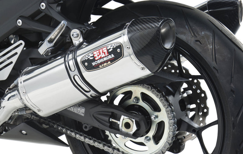 Yoshimura Exhaust Race R-77 Slip-ON SS-SS-CF Dual - 1414020520 Kawasaki Ninja 2012-2021