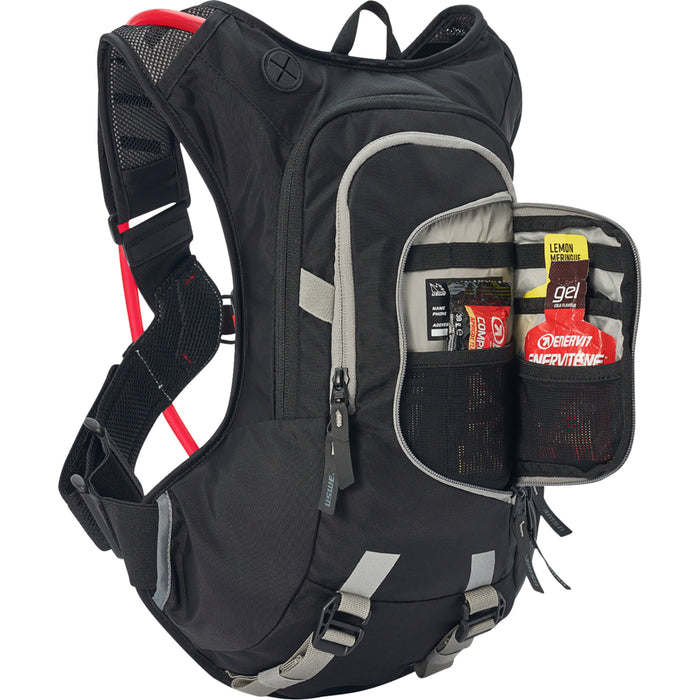 USWE 3519-0163 5208099001 Moto Hydro 8L Hydration Pack Moto Hydration Pack - 8L - Black/Gray