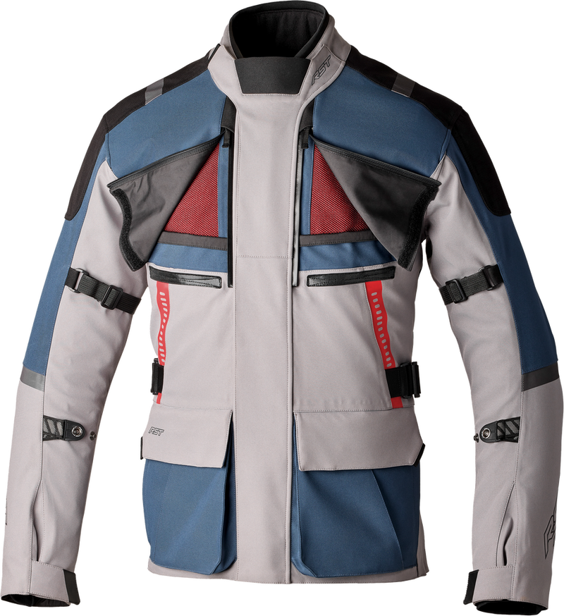 Rst 556-3582150 103582SIL-50 PS VULCAN CE JACKET SIL/BLU TEXTILE 3XL