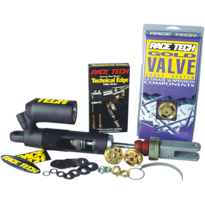 Race Tech Gold Valve Valve Kit - SMGV 3609 For Kawasaki Dirt Bikes 1989-2024 | Honda XR500R / XR350R 1984-1985 | Suzuki RM 100 2002-2006