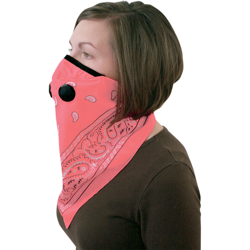 ATV-TEK 2503-0206 BDMPNK Pro Series Rider Bandana Dust Masks Bandana Dust Mask - Pink