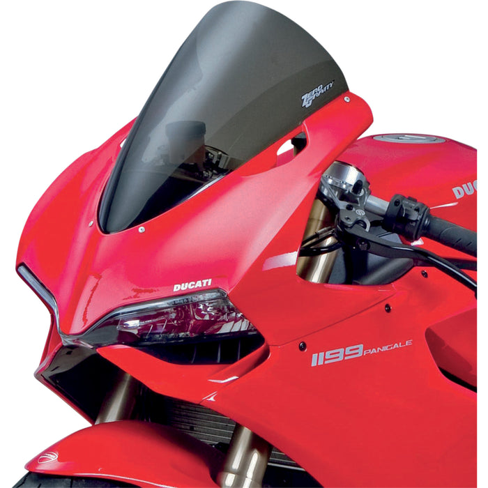 ZERO GRAVITY 2301-1610 24-738-02 Corsa Windshield Corsa Windscreen - Smoke - Panigale