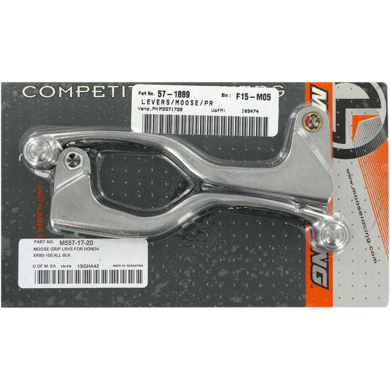 MOOSE OFFROAD M557-17-20 1SGHA42 Competition Lever Lever Set - Competition - Black