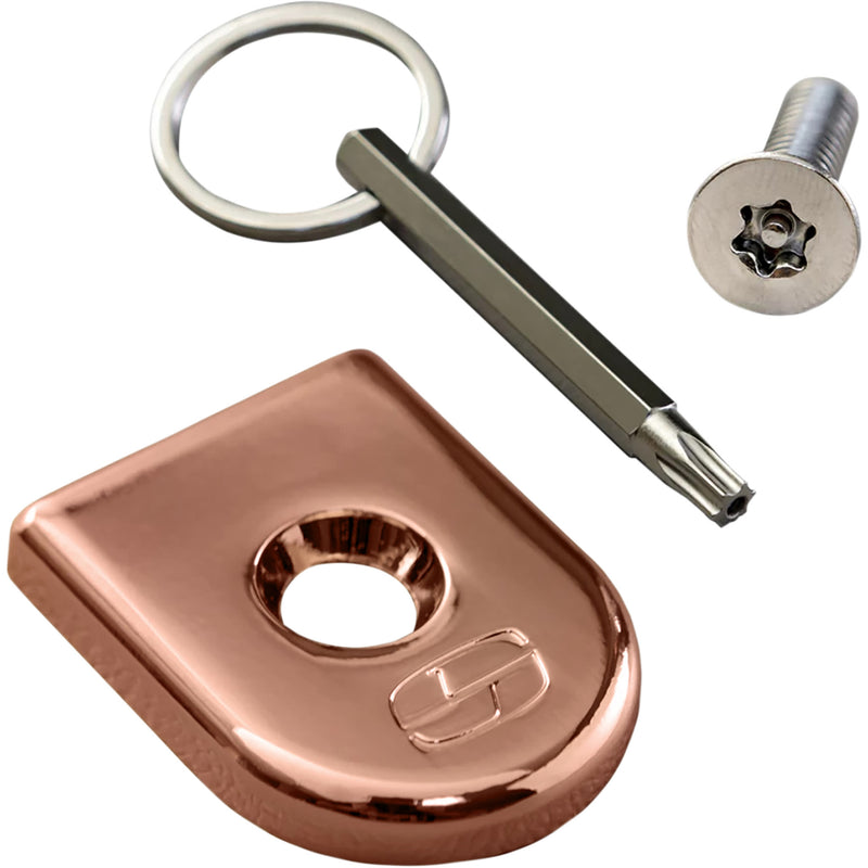 SADDLEMEN 0820-0165 8910RGO Security Seat Screw rose gold