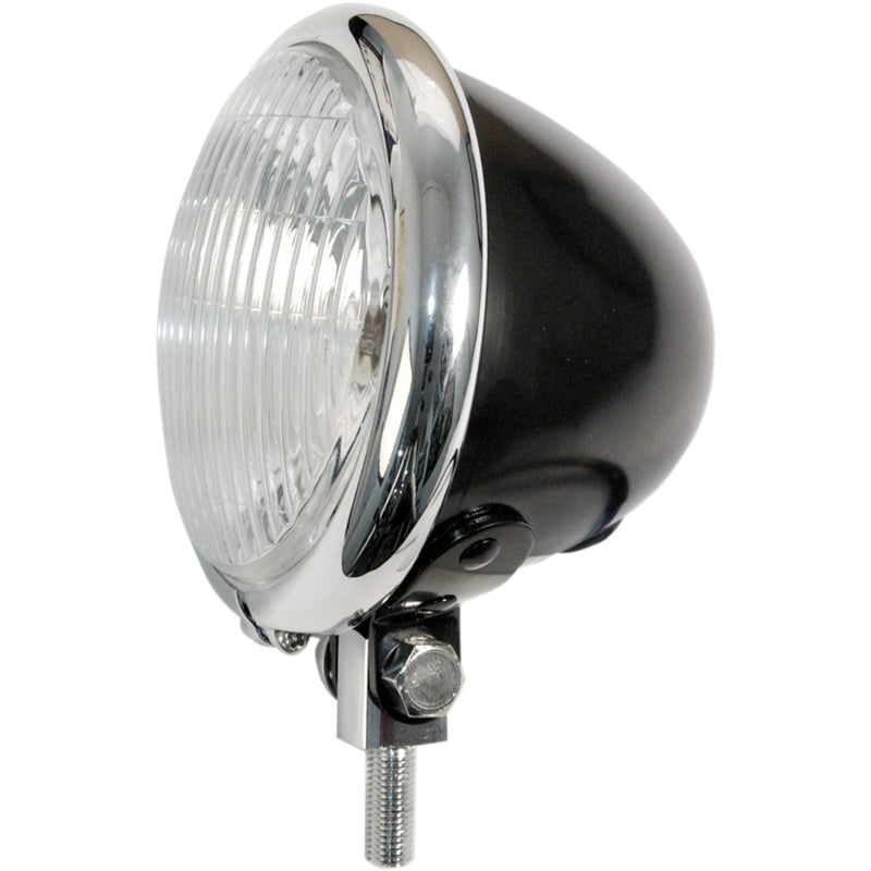 EMGO 2001-1450 66-84121BC Bates Style 4-1/2" Spotlamp 4 1/2" Spotlamp - Black/Chrome