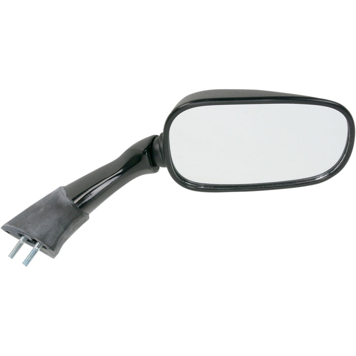 EMGO 0640-0171 20-80521 OEM-Style Replacement Mirror Mirror - Side View - Rectangle - Black - Right