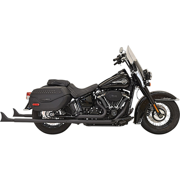 BASSANI XHAUST 1800-2412 1S96EB39 Fishtail True Dual Exhaust System - Fishtail Exhaust with Baffle - 39"