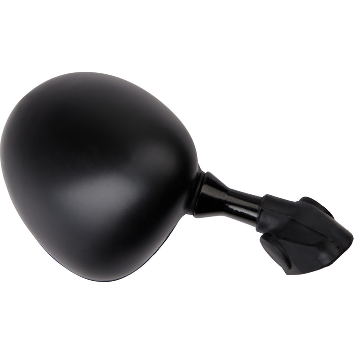 EMGO 20-86882 20-86882 OEM-Style Replacement Mirror Mirror - Side View - Round - Black - Left