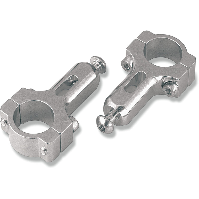 MOOSE OFFROAD M6002-11 50-032S Aluminum 7/8" Handguard Mount Clamps Handguard Mount - 7/8" - Silver