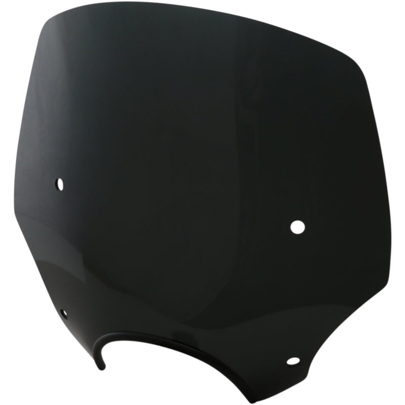 MEMPHIS SHADES 2311-0067 MEP5245 El Paso Sportshield — 7" - El Paso Windshield - 15" - 7" Headlight Cutout - Dark Black Smoke