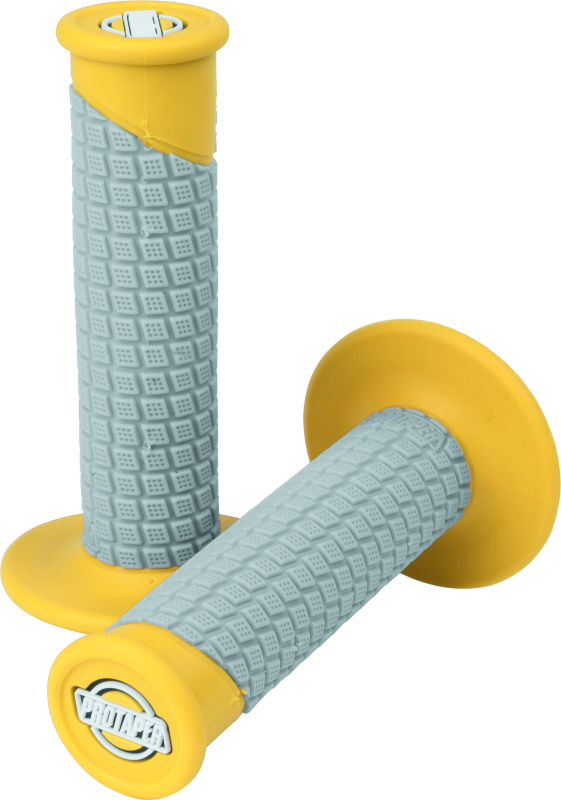 ProTaper 021680 Clamp-on Pillow Top Grips - Yellow/gray - Photo - Primary