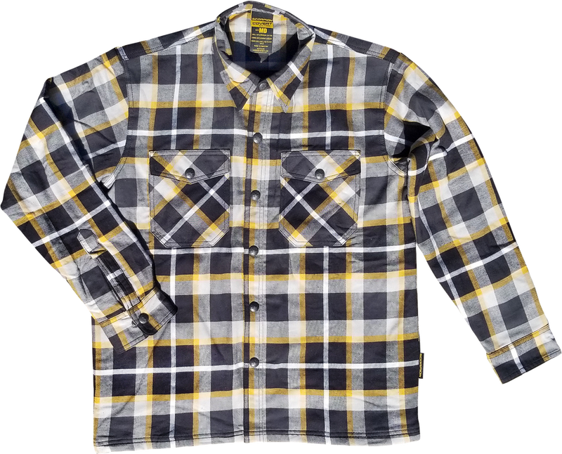 Scorpion Exo 75-61302X 13803-7 COVERT MOTO FLANNEL WHITE/YELLOW 2X