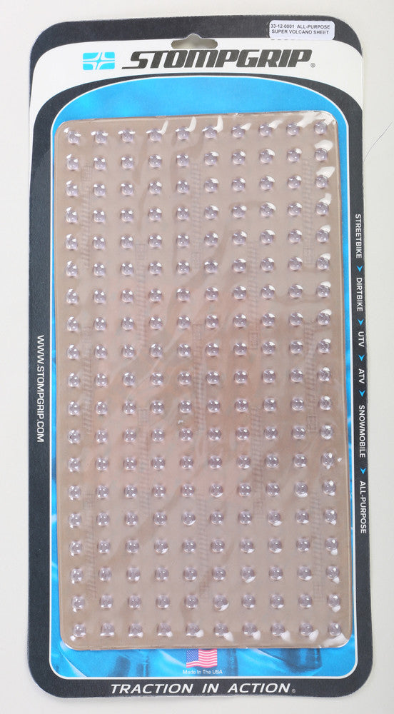 Stompgrip 644-1001S 33-12-0001C STOMPGRIP SHEET CLEAR SUPER VOLCANO