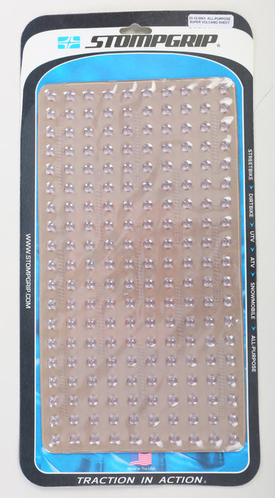 Stompgrip 644-1001S 33-12-0001C STOMPGRIP SHEET CLEAR SUPER VOLCANO