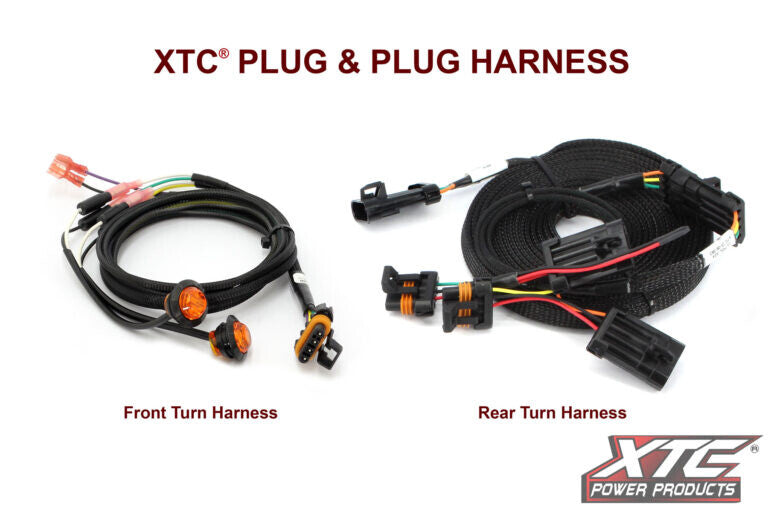 Xtc Power Products 630-1405 ATS-L-POL-X24-DRL AUTO TURN SIGNAL KIT W/ BILLET LEVER AND FRONT DRL LIGHTS POL