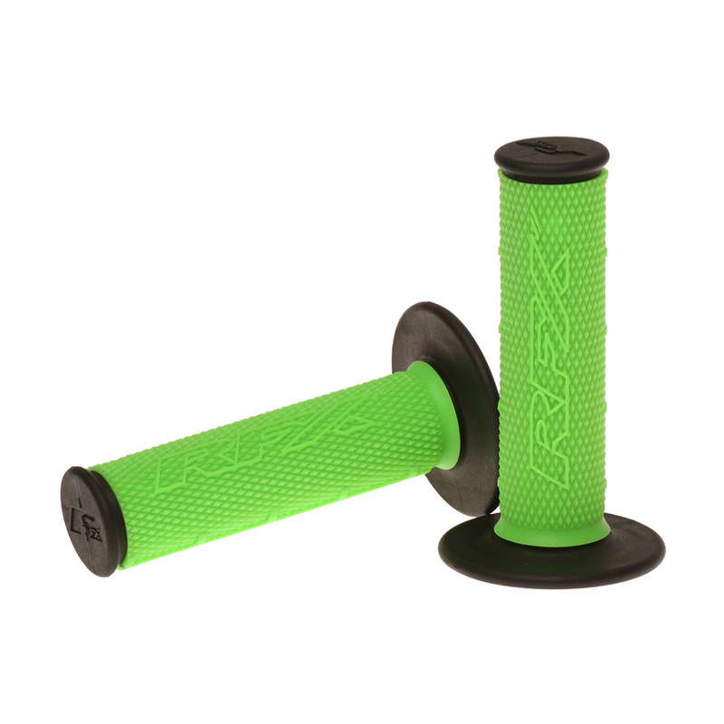 Rfx 739-0790 FXHG 20200 99GN DUAL COMPOUND GRIPS GREEN WITH BLACK ENDS