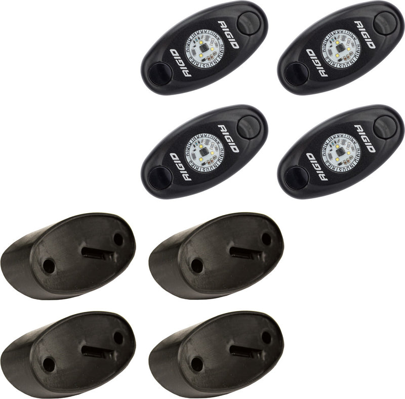 Rigid Industries 652-400213 400213 ROCK LIGHT KIT RED /4